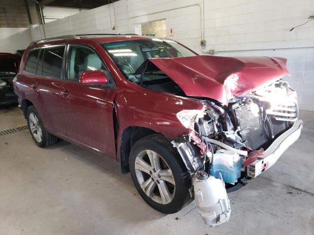 JTEES43A682105651 - 2008 TOYOTA HIGHLANDER SPORT MAROON photo 4