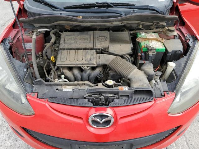JM1DE1HZ4B0119488 - 2011 MAZDA MAZDA2 红色 照片 11