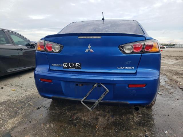 JA32U2FU9BU035214 - 2011 MITSUBISHI LANCER ES/ES SPORT BLUE photo 6