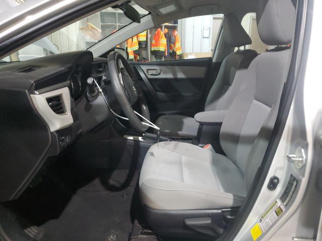 2T1BURHE4GC526052 - 2016 TOYOTA COROLLA L ვერცხლისფერი ფოტო 7