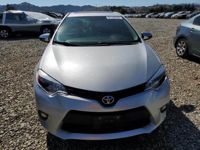 5YFBURHE8EP016803 - 2014 TOYOTA COROLLA L SILVER photo 5