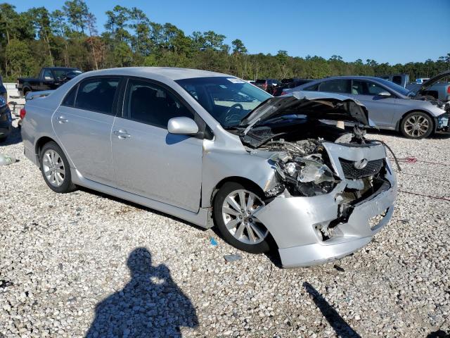 1NXBU40E29Z087966 - 2009 TOYOTA COROLLA BASE SILVER photo 4