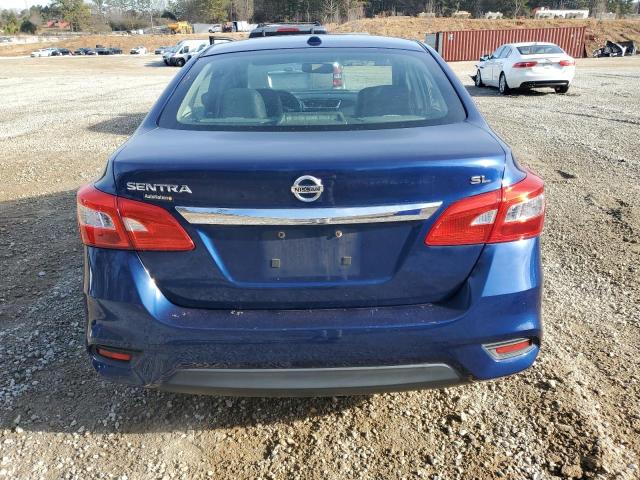 3N1AB7AP9GY218783 - 2016 NISSAN SENTRA S BLUE photo 6