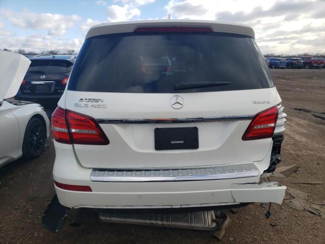 4JGDF6EE6KB228515 - 2019 MERCEDES-BENZ GLS 450 4MATIC WHITE photo 6