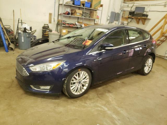 1FADP3N21HL277314 - 2017 FORD FOCUS TITANIUM BLUE photo 1