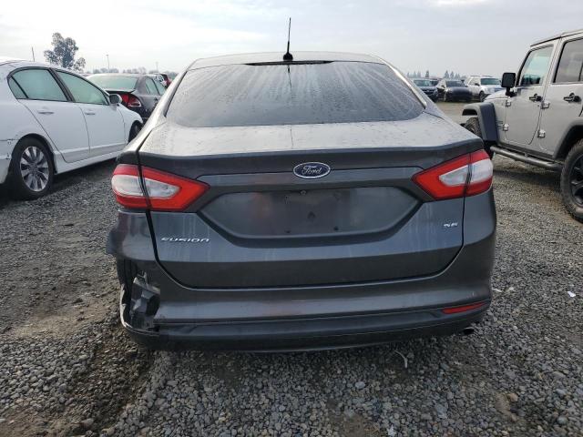 3FA6P0H71FR195922 - 2015 FORD FUSION SE GRAY photo 6