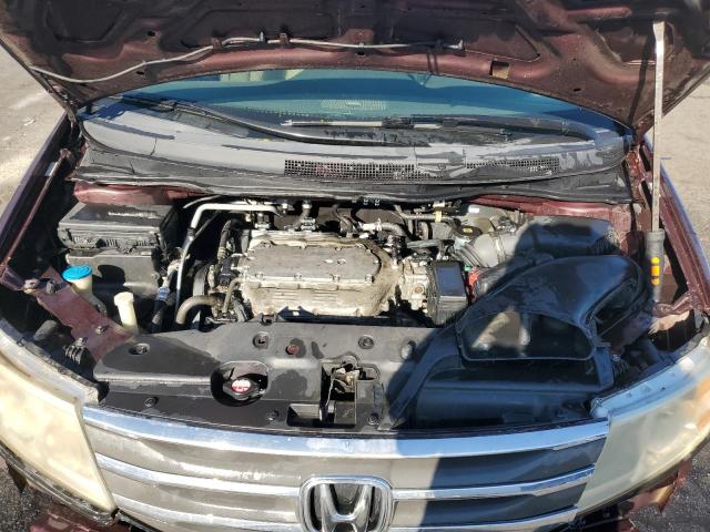 5FNRL5H26CB114785 - 2012 HONDA ODYSSEY LX BURGUNDY photo 12