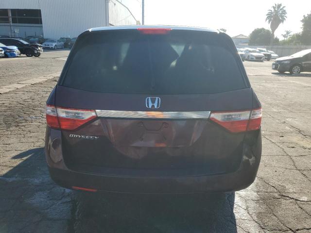 5FNRL5H26CB114785 - 2012 HONDA ODYSSEY LX BURGUNDY photo 6