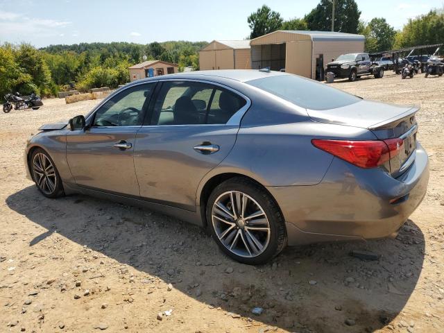 JN1BV7AR5EM681355 - 2014 INFINITI Q50 BASE GRAY photo 2