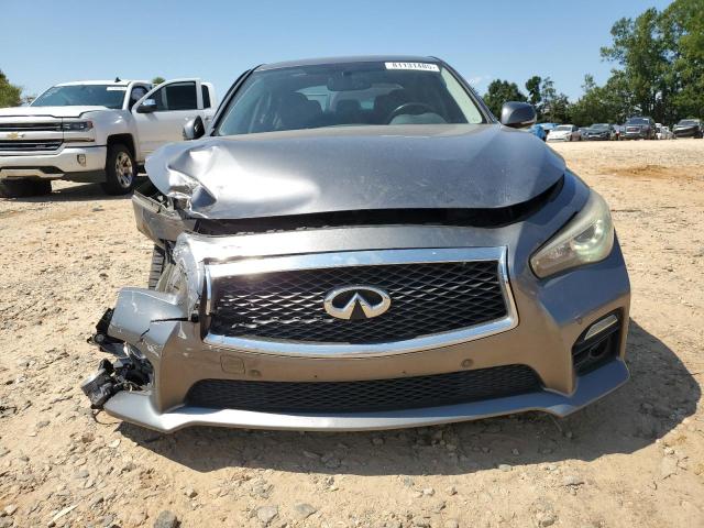 JN1BV7AR5EM681355 - 2014 INFINITI Q50 BASE GRAY photo 5