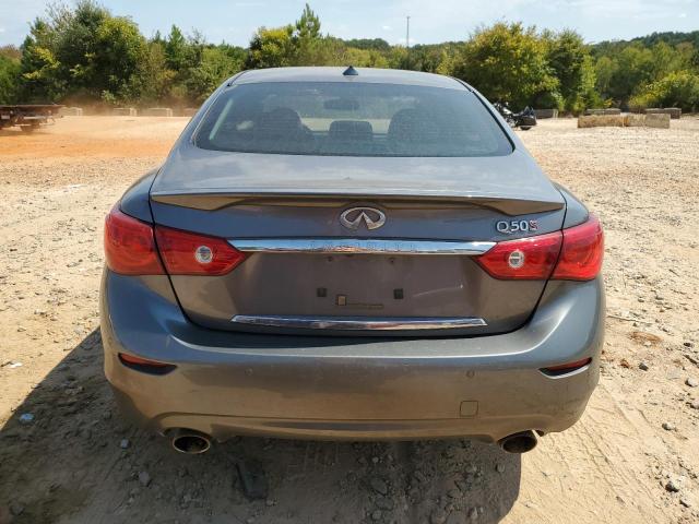 JN1BV7AR5EM681355 - 2014 INFINITI Q50 BASE GRAY photo 6