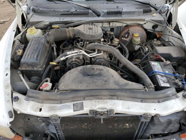 1B7FL26X0VS223636 - 1997 DODGE DAKOTA WHITE photo 11