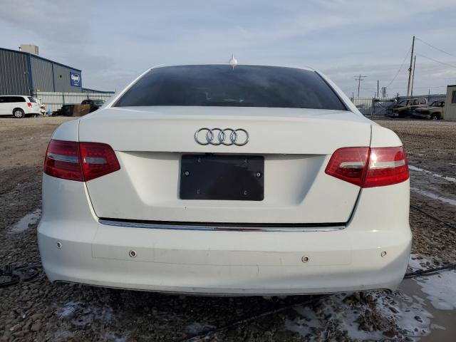 WAUKGBFB5AN011084 - 2010 AUDI A6 PRESTIGE WHITE photo 6