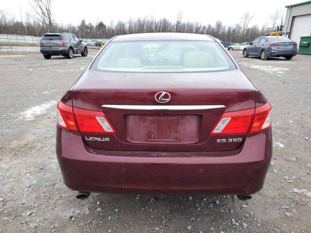 JTHBJ46G472125517 - 2007 LEXUS ES 350 BURGUNDY photo 6