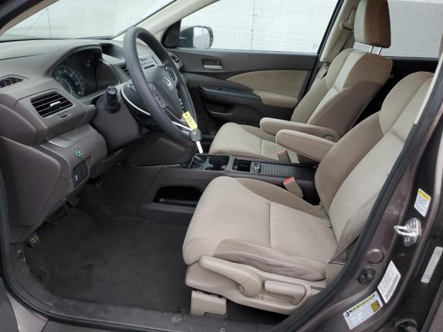 5J6RM3H52DL036378 - 2013 HONDA CR-V EX GRAY photo 7