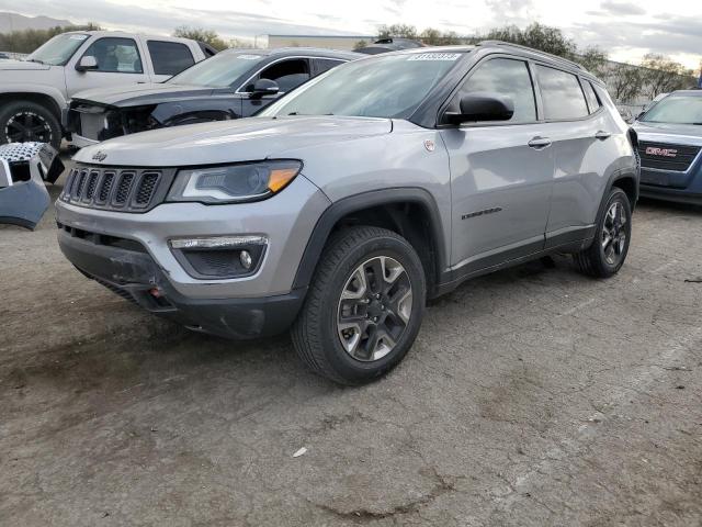 3C4NJDDB7JT206331 - 2018 JEEP COMPASS TRAILHAWK SILVER photo 1