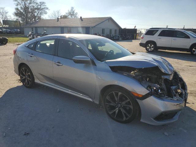 2HGFC2F82KH536992 - 2019 HONDA CIVIC SPORT SILVER photo 4