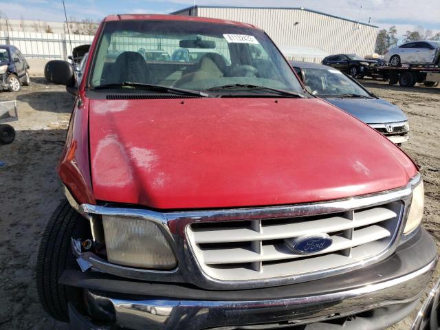 1FTZF1729XKA87303 - 1999 FORD F150 RED photo 5