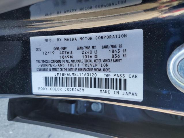 JM1BPALM8L1160120 - 2020 MAZDA 3 BLUE photo 13