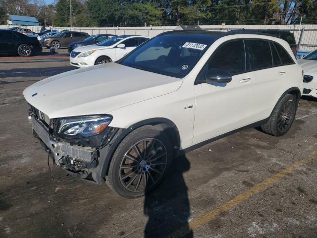 WDC0G6EB4JF371289 - 2018 MERCEDES-BENZ GLC 43 4MATIC AMG WHITE photo 1