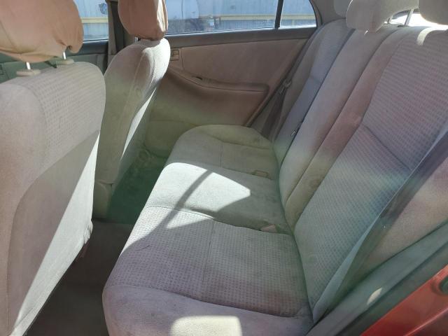 JTDBR32E660078915 - 2006 TOYOTA COROLLA CE RED photo 10