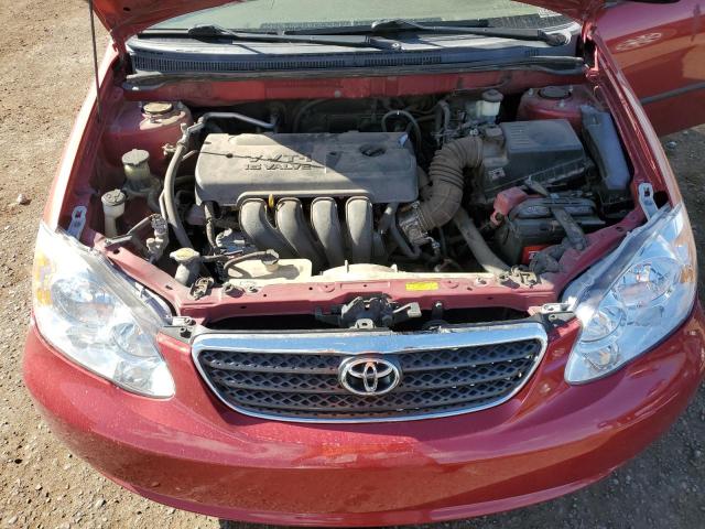 JTDBR32E660078915 - 2006 TOYOTA COROLLA CE RED photo 11