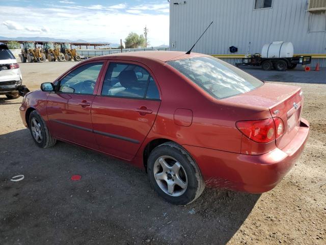 JTDBR32E660078915 - 2006 TOYOTA COROLLA CE RED photo 2