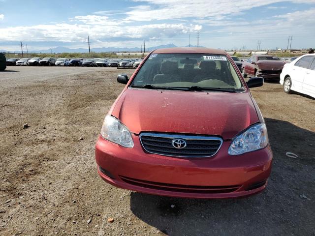 JTDBR32E660078915 - 2006 TOYOTA COROLLA CE RED photo 5