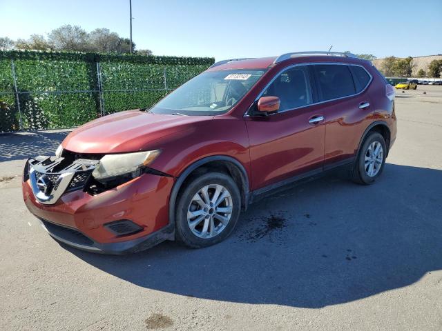 KNMAT2MT0GP598555 - 2016 NISSAN ROGUE S RED photo 1