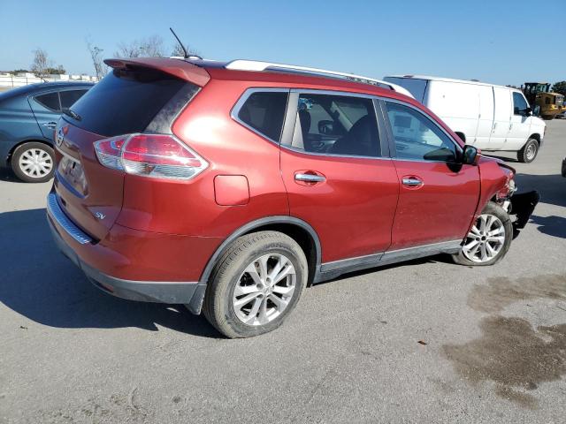 KNMAT2MT0GP598555 - 2016 NISSAN ROGUE S RED photo 3