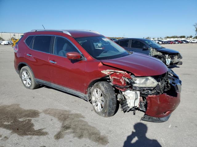 KNMAT2MT0GP598555 - 2016 NISSAN ROGUE S RED photo 4