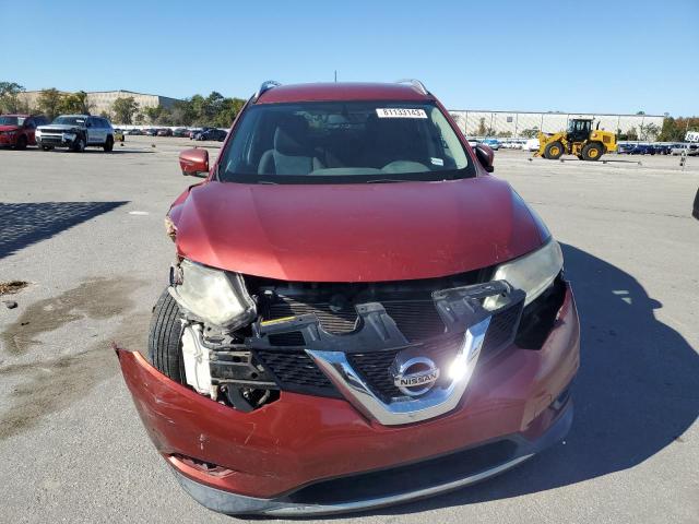 KNMAT2MT0GP598555 - 2016 NISSAN ROGUE S RED photo 5