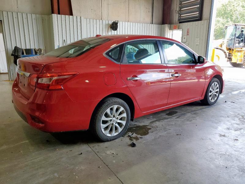 3N1AB7AP8JL616703 - 2018 NISSAN SENTRA S Қызыл фото 3