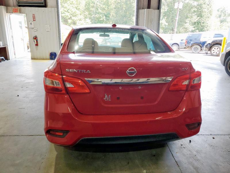 3N1AB7AP8JL616703 - 2018 NISSAN SENTRA S Қызыл фото 6