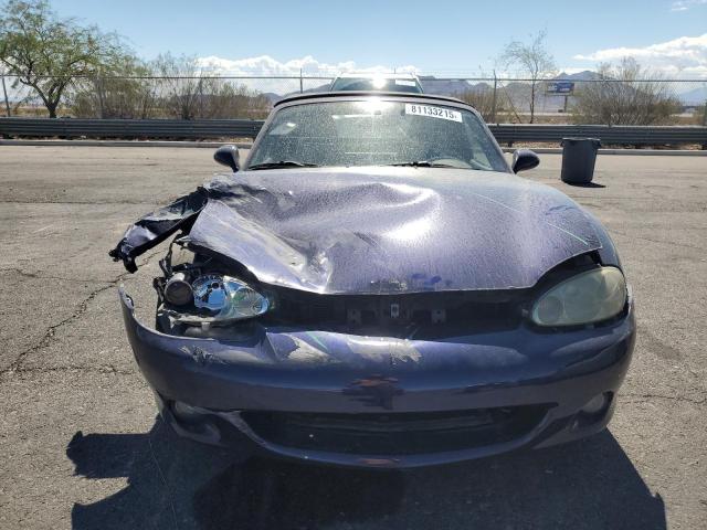 JM1NB353530306071 - 2003 MAZDA MX-5 MIATA BASE BLUE photo 5