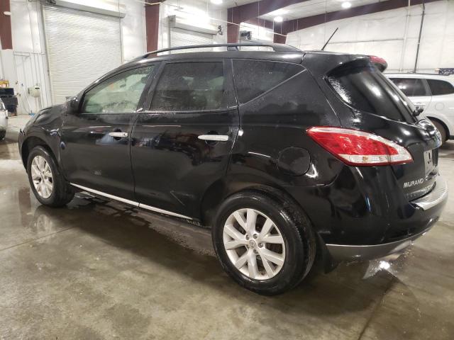 JN8AZ1MW6EW500915 - 2014 NISSAN MURANO S BLACK photo 2