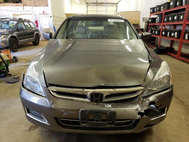 1HGCM66596A020954 - 2006 HONDA ACCORD EX GRAY photo 5