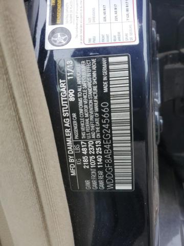 WDDGF8AB4EG245660 - 2014 MERCEDES-BENZ C 300 4MATIC BLUE photo 12