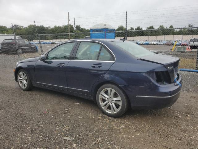 WDDGF8AB4EG245660 - 2014 MERCEDES-BENZ C 300 4MATIC BLUE photo 2