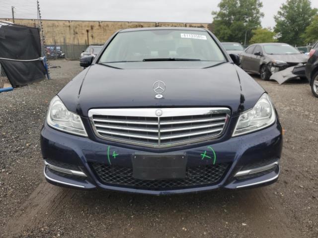 WDDGF8AB4EG245660 - 2014 MERCEDES-BENZ C 300 4MATIC BLUE photo 5