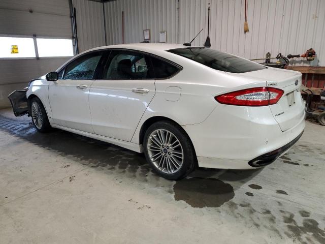 3FA6P0T97FR290459 - 2015 FORD FUSION SE WHITE photo 2