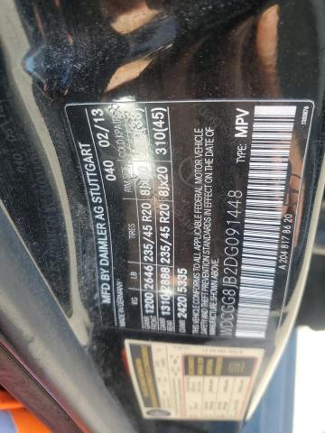 WDCGG8JB2DG091448 - 2013 MERCEDES-BENZ GLK 350 4MATIC BLACK photo 13