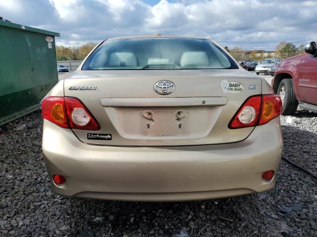 1NXBU40E59Z087833 - 2009 TOYOTA COROLLA BASE TAN photo 6