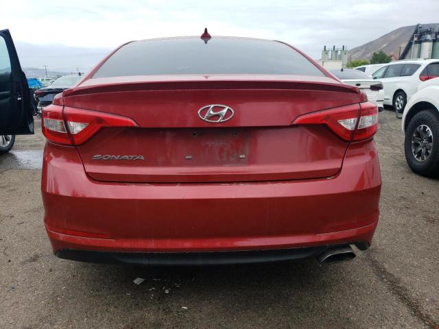 5NPE24AF9HH444406 - 2017 HYUNDAI SONATA SE წითელი ფოტო 6