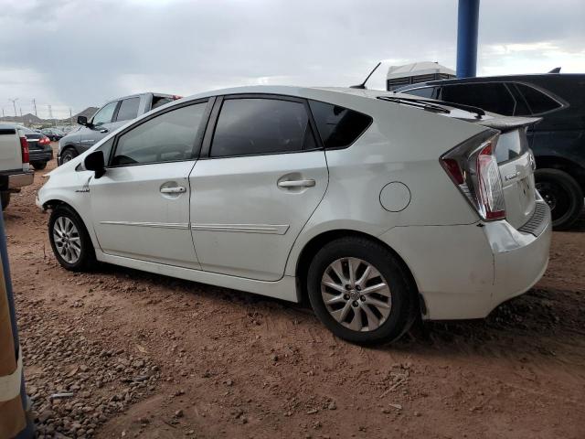 JTDKN3DUXE1805272 - 2014 TOYOTA PRIUS WHITE photo 2