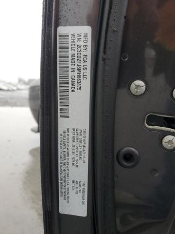 2C3CDZFJ6MH663875 - 2021 DODGE CHALLENGER R/T SCAT PACK GRAY photo 12