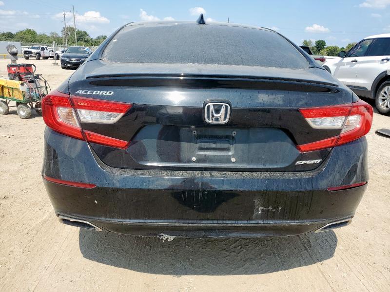 1HGCV1F34KA004489 - 2019 HONDA ACCORD SPORT Қара фото 6