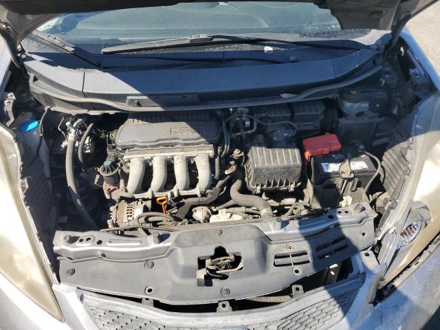 JHMGE8H24AC030055 - 2010 HONDA FIT ვერცხლისფერი ფოტო 11