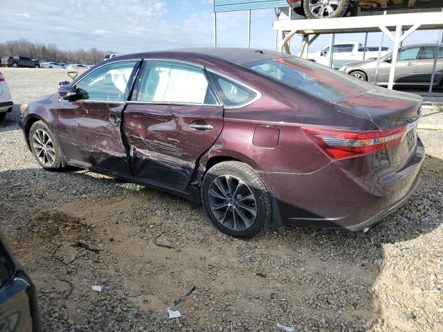 4T1BK1EB6GU206814 - 2016 TOYOTA AVALON XLE BURGUNDY photo 2