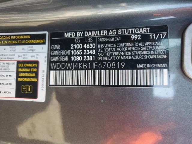 WDDWJ4KB1JF670819 - 2018 MERCEDES-BENZ C 300 4MATIC GRAY photo 13